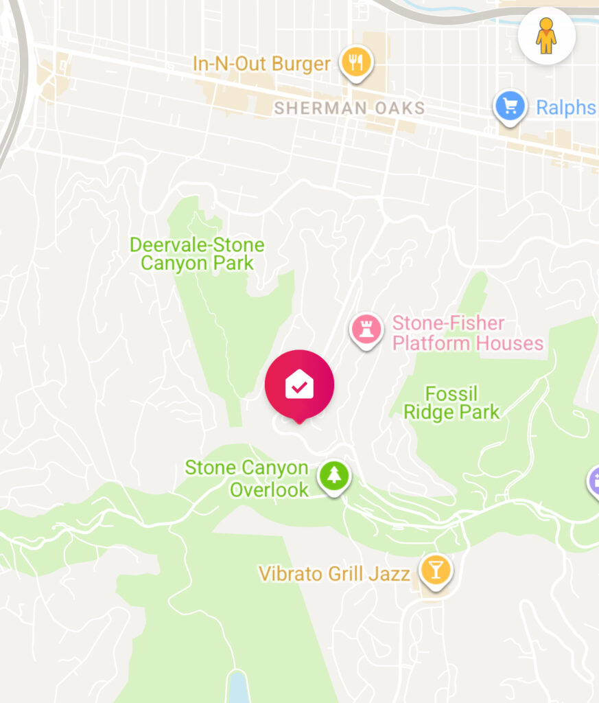 Knobhill Drive in Sherman Oaks, Los Angeles, California